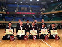 第15回全日本短剣道大会。個人戦成年Bの部で滝沢元気が優勝!