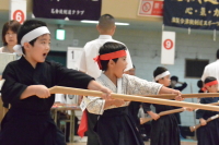 2019年7月31日に開催された令和元年度全日本少年少女武道（銃剣道)錬成大会